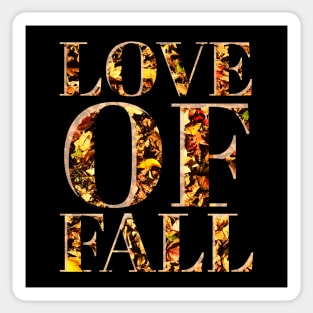 Love of Fall Sticker